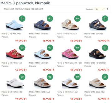 Medic-O papucsok, klumpák megérkeztek cipőboltjainkba!