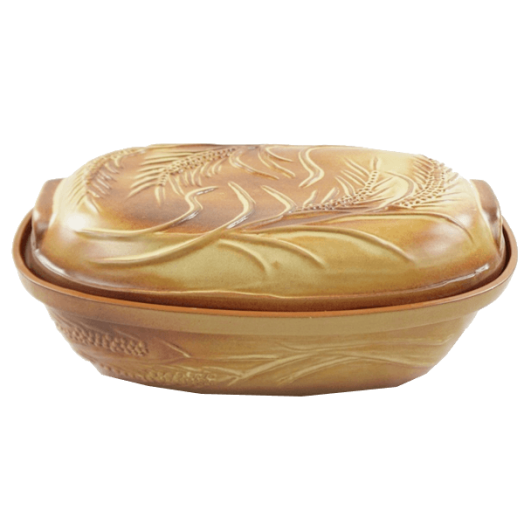 RÓMAI TÁL TETŐVEL 4L ZÖLD, BARNA SZÍNBEN