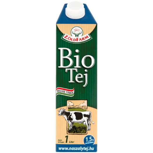 Zöldfarm bio UHT tej