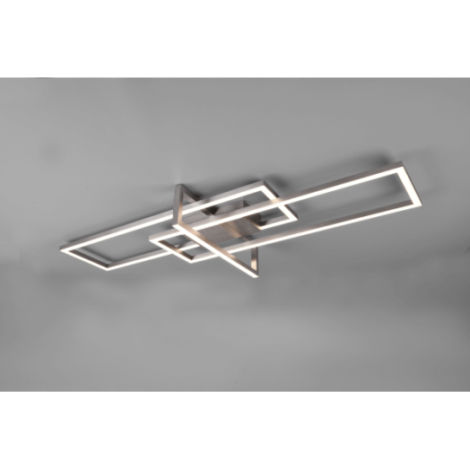 SALINAS LED MENNYEZETI LÁMPA 34W 3900LM 3000K IP20 NIKKEL MATT