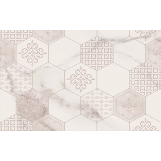 STYLE STONE FALI CSEMPE 25X40CM, BÉZS PATCHWORK 1,2M2/CSOMAG, FÉNYES