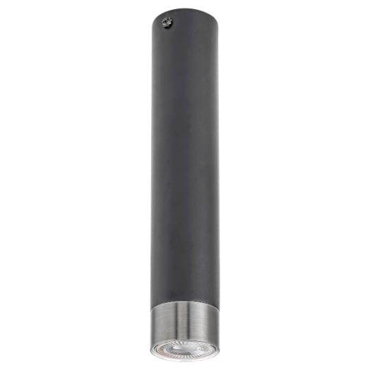 ZIRCON MENNYEZETI SPOTLÁMPA GU10 1XMAX.5W IP20 5,2X27CM MATT FEKETE