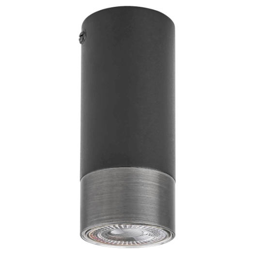 ZIRCON MENNYEZETI SPOTLÁMPA GU10 1XMAX.5W IP20 5,2X12CM MATT FEKETE