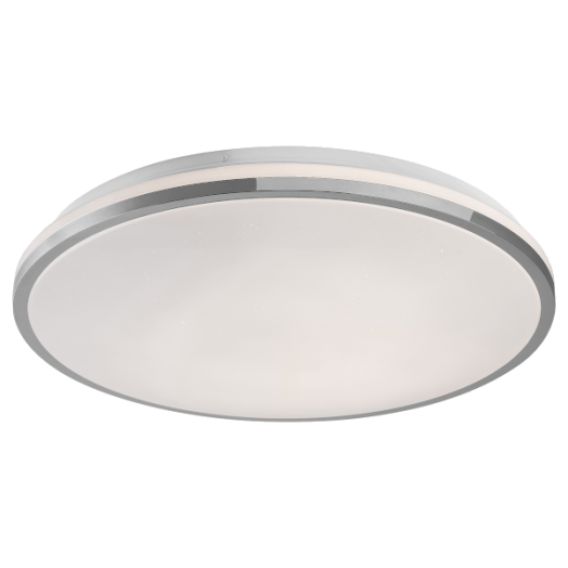 LINDEN LED MENNYEZETI LÁMPA 50W 4500LM 3000-6500K IP20 DIMMELHETŐ D49CM KRÓM