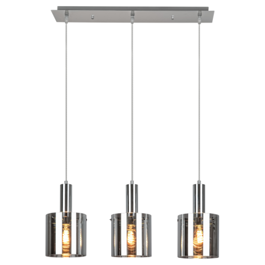 DONATI FÜGGESZTÉK E27 3XMAX.60W IP20 15X60X120CM FÉM KRÓM