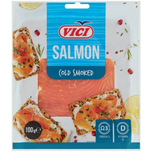 Vici füstölt szeletelt atlanti lazacfilé