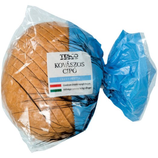 Tesco burgonyás rozsos vagy kovászos szeletelt cipó