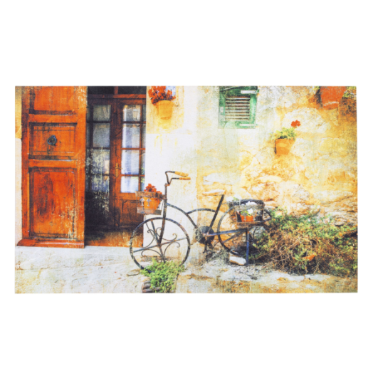 KÜLTÉRI TRENDY MINTÁS GUMI LÁBTÖRLŐ 75X45 CM, VEGYES MINTÁKKAL
