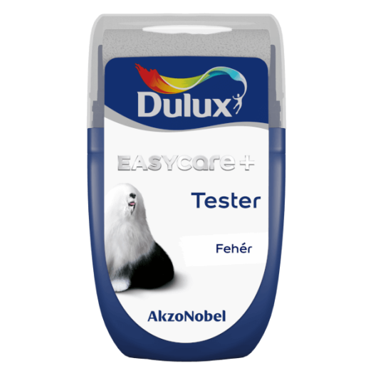 DULUX EC+ TESTER FOLTÁLLÓ+KOPÁSBIZTOS BELTÉRI FALFESTÉK 30ML FEHÉR