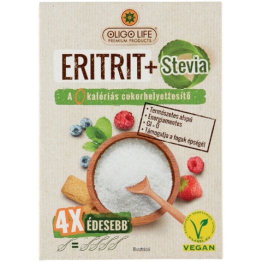 Oligo Life eritrit- és steviaalapú édesítőszer