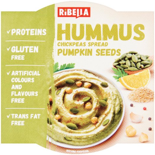 Ribella tökmagos hummus
