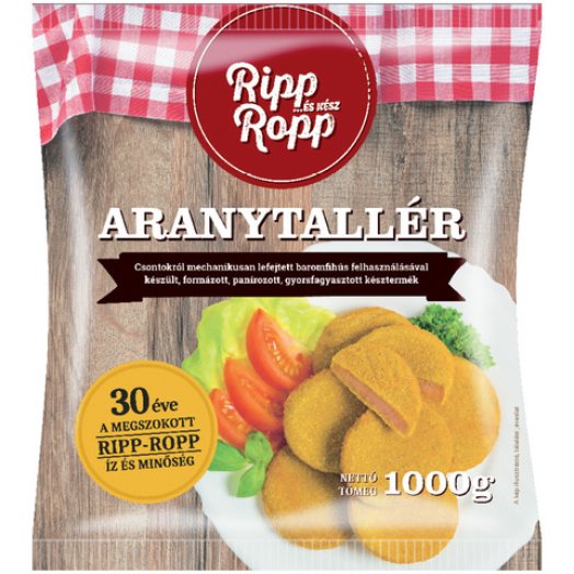 Ripp-Ropp aranytallér