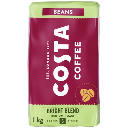 Costa Bright Blend szemes kávé