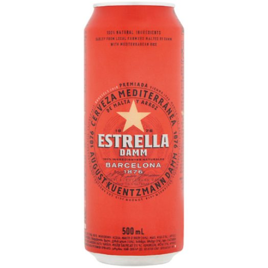 Estrella Damm világos spanyol sör