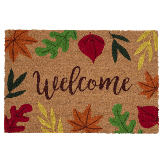 KÓKUSZLÁBTÖRLŐ 40×60 CM ŐSZI MINTÁS 4-FÉLE