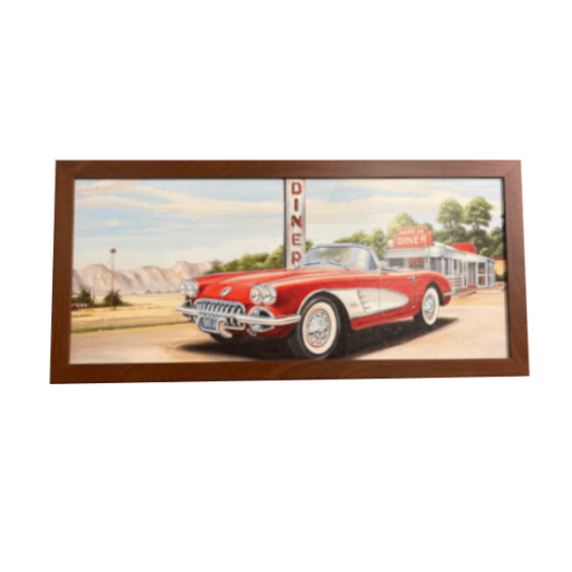 KERETEZETT KÉP EMA 33X70 CM