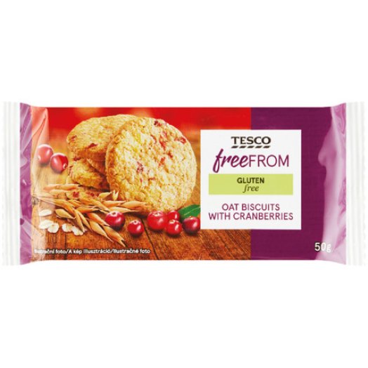 Tesco Free From áfonyás zabkeksz