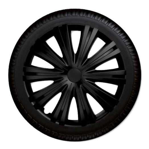 DÍSZTÁRCSA 16&quot; 1DB &quot;BLACK&quot;