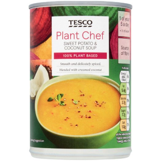 Tesco Plant Chef vegán leves