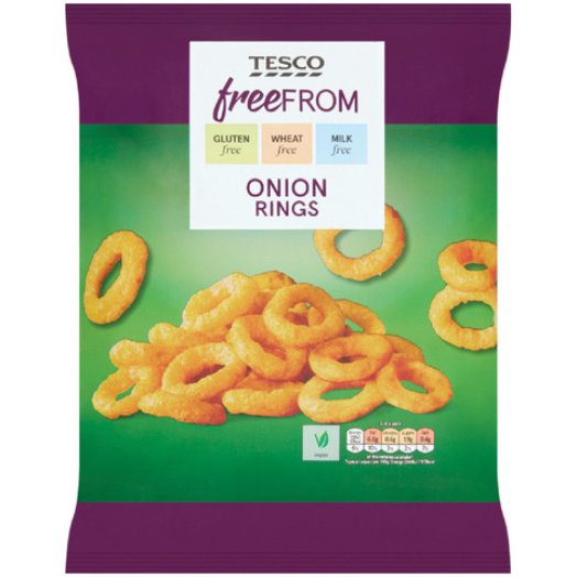 Tesco FreeFrom hagymaízű kukoricasnack