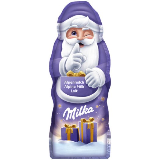 Milka tejcsokoládé mikulás