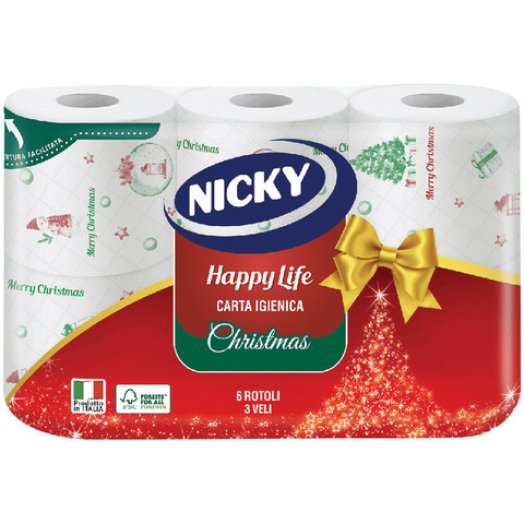 Nicky karácsonyi toalettpapír