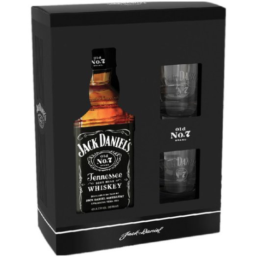 Jack Daniel's whiskey ajándékcsomag 2 db pohárral
