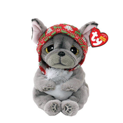 BEANIE BABIES PLÜSS FIGURA NORDIC SZÜRKE KUTYA 15 CM