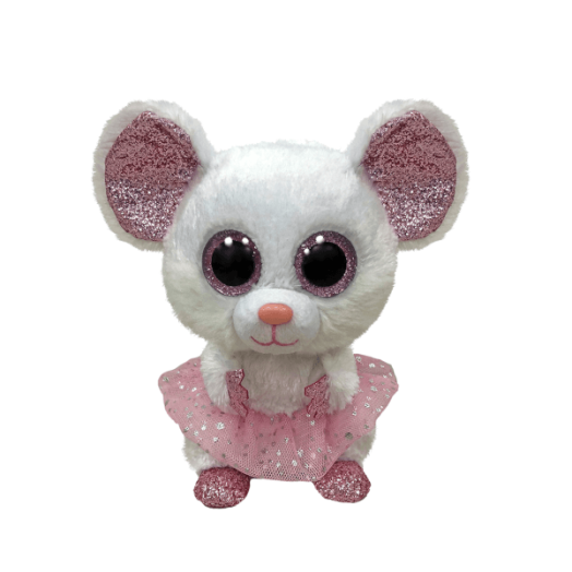 BOOS PLÜSS FIGURA NINA, 15 CM FEHÉR BALERINA EGÉR