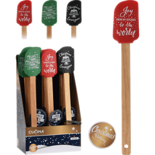 KARÁCSONYI MINTÁS SPATULA 30CM 3 FÉLE MODELL