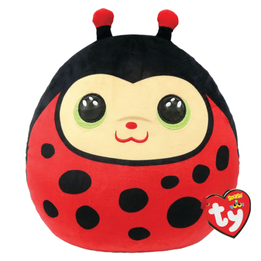 TY SQUISH-A-BOOS PÁRNA ALAKÚ PLÜSS IZZY KATICABOGÁR 22 CM