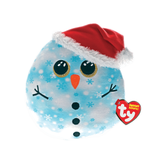 TY SQUISH-A-BOOS PÁRNA ALAKÚ PLÜSS FLECK HÓEMBER 22 CM