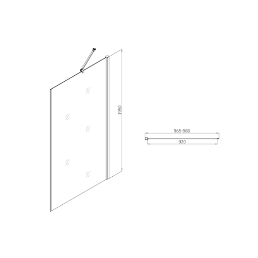 SMARTFLEX ZUHANYFÜLKEFAL 100X195CM
