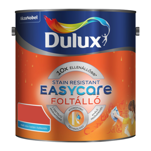 DULUX EASYCARE 2,5L SKARLÁT ÍBISZ   DISZPERZIÓS FALFESTÉK