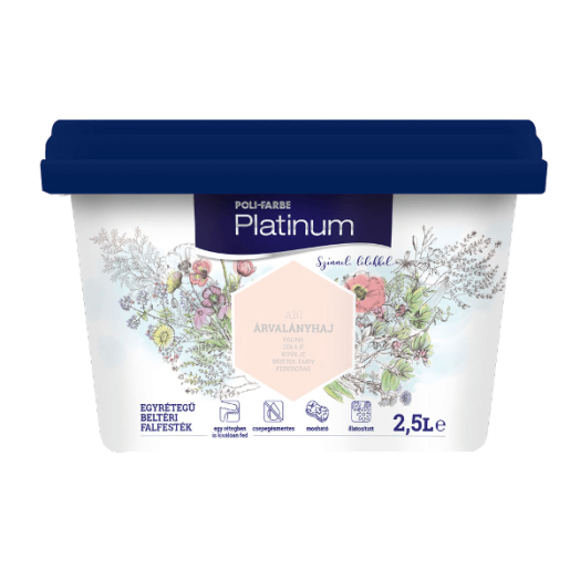 PLATINUM SZÍNES BELTÉRI 2,5L A10 ÁRVALÁNYHAJ DISZP FALFEST R:294075