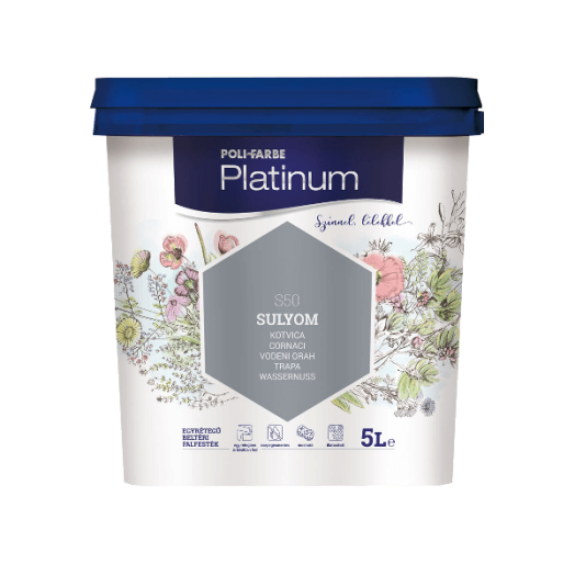 PLATINUM SZÍNES FALFESTÉK 5L SULYOM S50