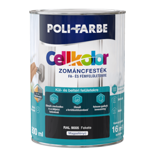 CELLKOLOR MATT 0,8L FEKETE