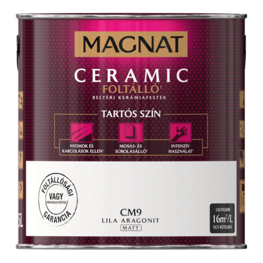 MAGNAT CERAMIC 2,5L BELTÉRI FALFESTÉK LILA ARAGONIT CM9