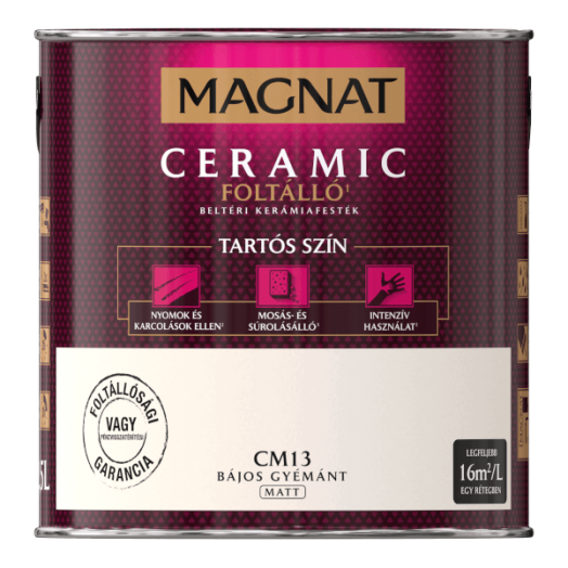 MAGNAT CERAMIC 2,5L BELTÉRI FALFESTÉK BÁJOS GYÉMÁNT CM13