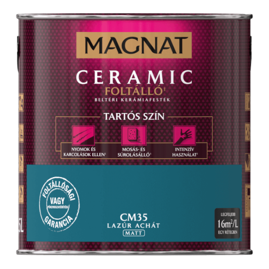 MAGNAT CERAMIC 2,5L BELTÉRI FALFESTÉK LAZÚR ACHÁT CM35