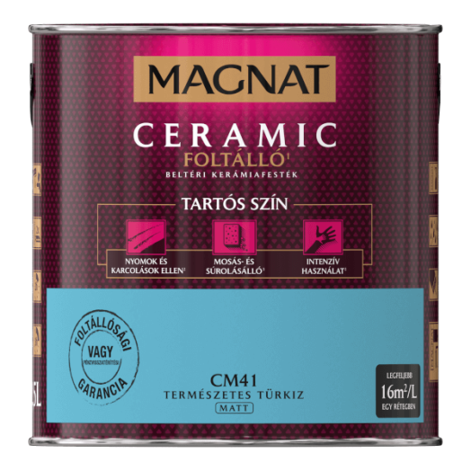 MAGNAT CERAMIC 2,5L BELTÉRI FALFESTÉK TERMÉSZETES TÜRKIZ CM41