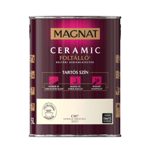 MAGNAT CERAMIC 5L BELTÉRI FALFESTÉK VANÍLIA KRISTÁLY CM7