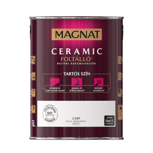 MAGNAT CERAMIC 5L BELTÉRI FALFESTÉK LILA ARAGONIT CM9