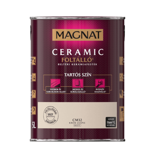 MAGNAT CERAMIC 5L BELTÉRI FALFESTÉK KRÉM JÁSPIS CM32