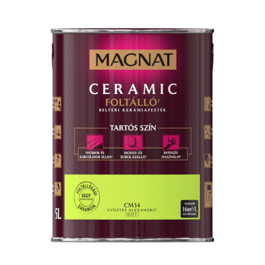 MAGNAT CERAMIC 5L BELTÉRI FALFESTÉK GYŐZTES ALEXANDRIT CM34