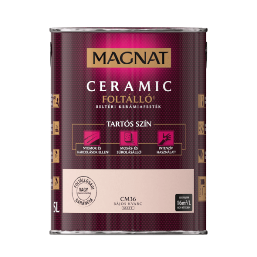 MAGNAT CERAMIC 5L BELTÉRI FALFESTÉK BÁJOS KVARC CM36