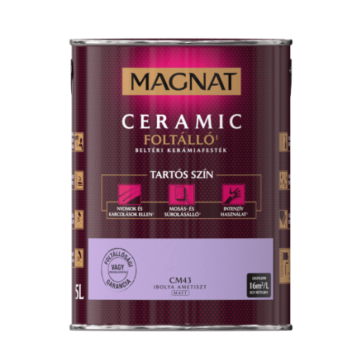 MAGNAT CERAMIC 5L BELTÉRI FALFESTÉK IBOLYA AMETISZT CM43