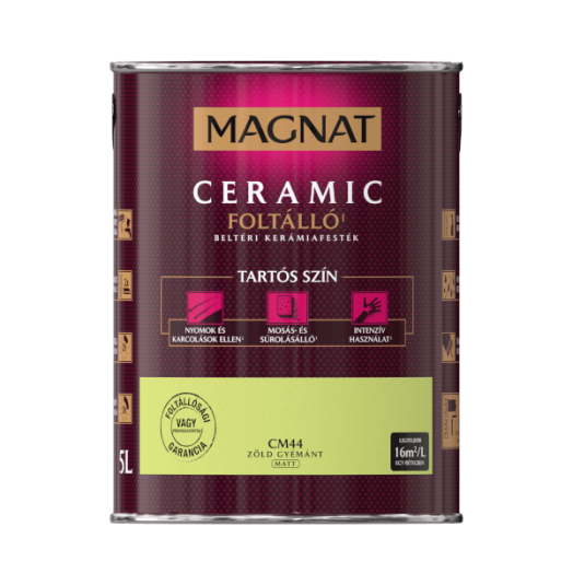 MAGNAT CERAMIC 5L BELTÉRI FALFESTÉK ZÖLD GYÉMÁNT CM44