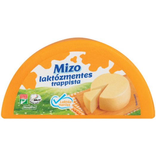 Mizo laktózmentes trappista sajt