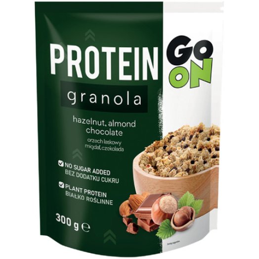 Protein Go On csokoládés-mogyorós granola